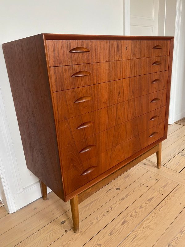 Kommode, teak, Johannes Sorth, Nexø møbelfabrik