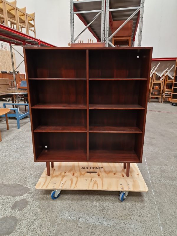 Bogreol med flytbare hylder, palisander, Omann jr model 6