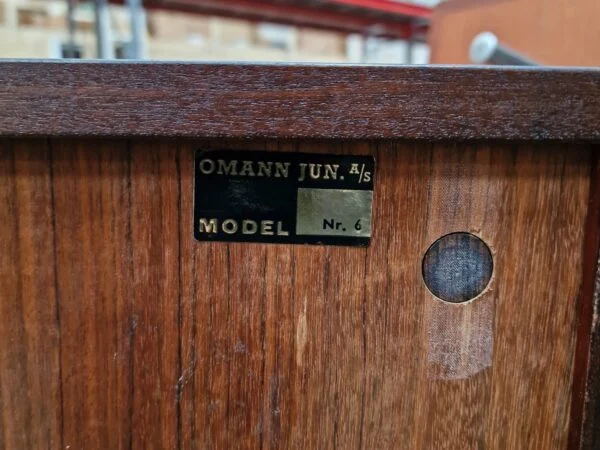 Omann jr model 6 Bogreol med flytbare hylder, palisander, Omann jr model 6 — billede 3
