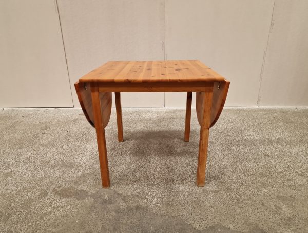 spisebord med endeklapper fyrretræ