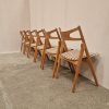 Wegner CH29 Seks spisestole i massiv egetræ, Wegner CH29 — billede 3