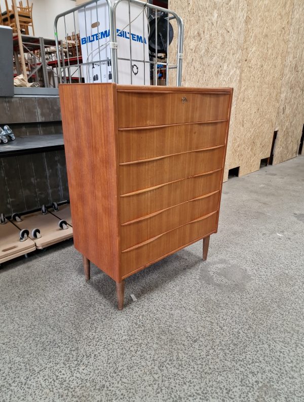 Kommode, teak, tallboy