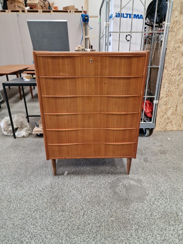 Kommode, teak, tallboy