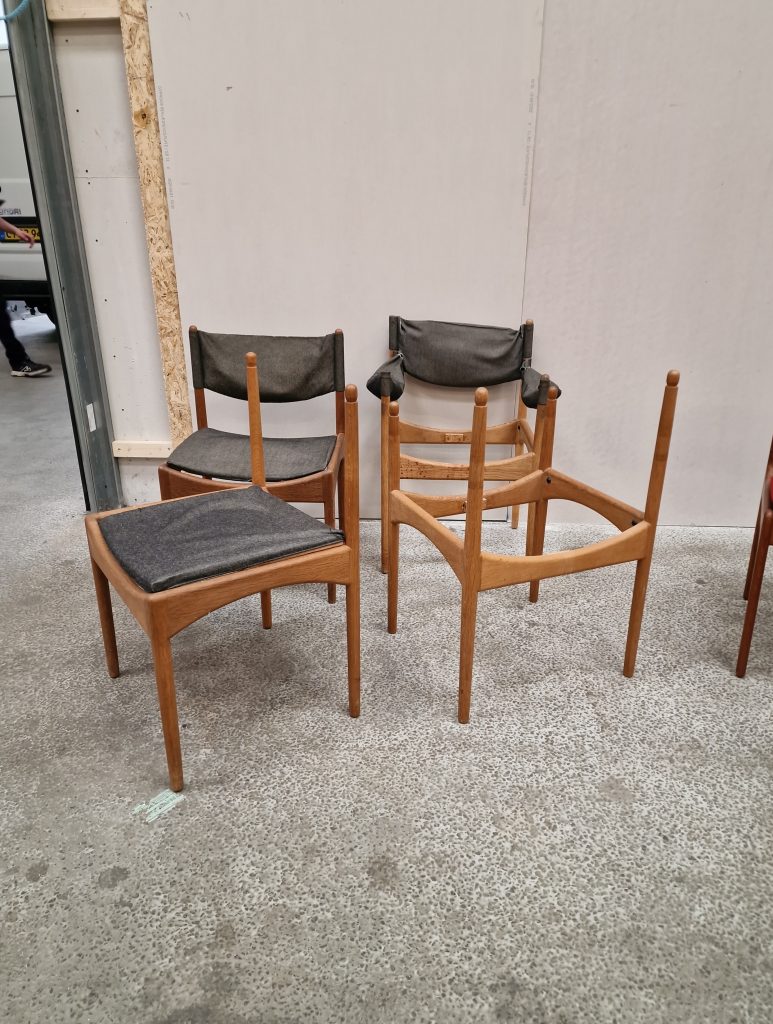 Kristian Vedel model Modus Fire spisestole, egetræ, Kristian Vedel model Modus — billede 9