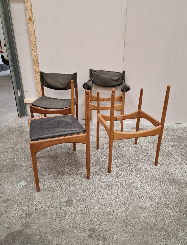 Kristian Vedel model Modus Fire spisestole, egetræ, Kristian Vedel model Modus — billede 10