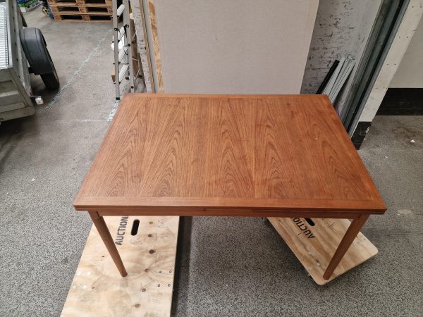 Spisebord med hollandsk udtræk, teak, Kai Winding, Slagelse Møbelfabrik