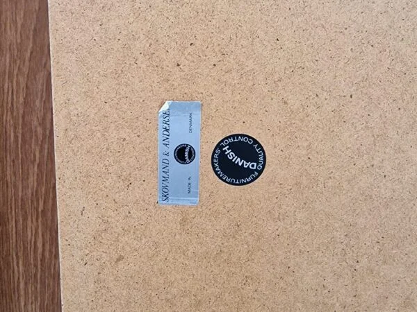 Skovmand & Andersen Spisebord, ovalt, med to tillægsplader, teak, Skovmand & Andersen — billede 3