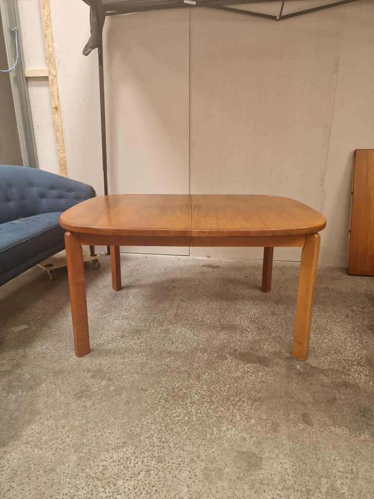 Skovmand & Andersen Spisebord, ovalt, med to tillægsplader, teak, Skovmand & Andersen — billede 16