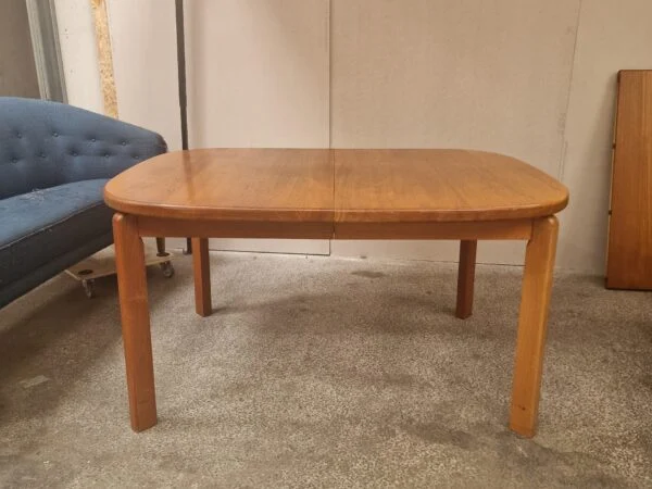 Skovmand & Andersen Spisebord, ovalt, med to tillægsplader, teak, Skovmand & Andersen — billede 16