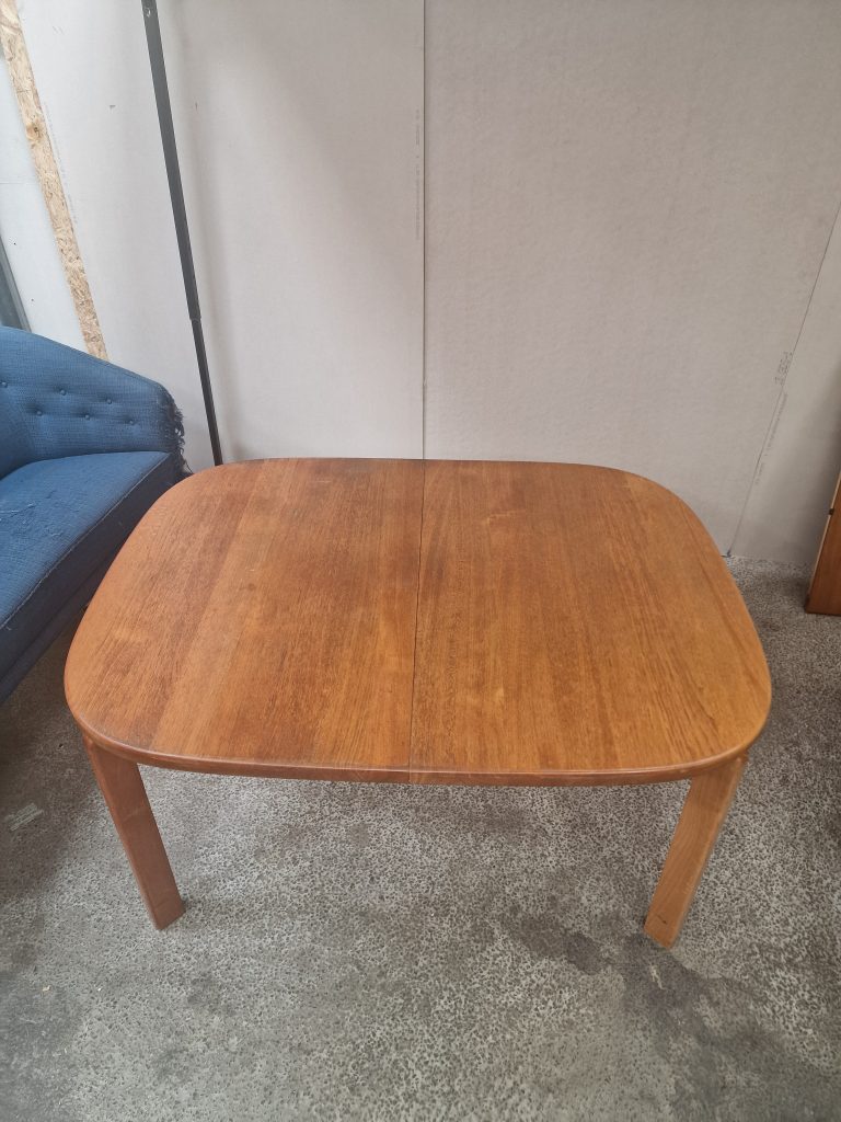 Skovmand & Andersen Spisebord, ovalt, med to tillægsplader, teak, Skovmand & Andersen — billede 4