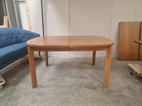 Skovmand & Andersen Spisebord, ovalt, med to tillægsplader, teak, Skovmand & Andersen — billede 9