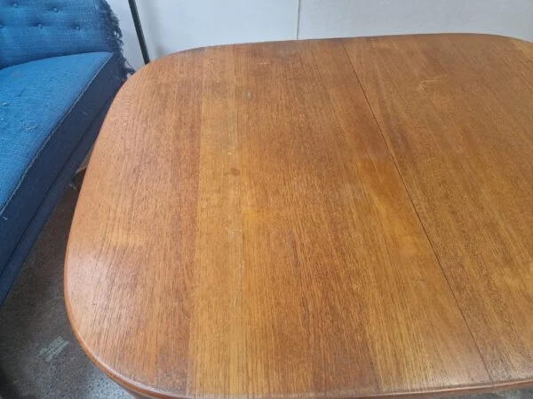 Skovmand & Andersen Spisebord, ovalt, med to tillægsplader, teak, Skovmand & Andersen — billede 22