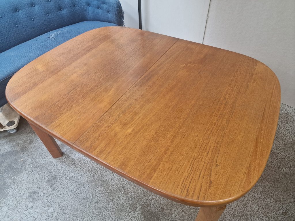 Skovmand & Andersen Spisebord, ovalt, med to tillægsplader, teak, Skovmand & Andersen — billede 10
