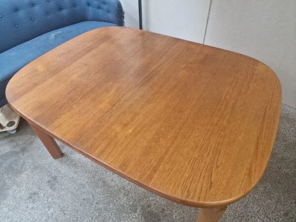 Skovmand & Andersen Spisebord, ovalt, med to tillægsplader, teak, Skovmand & Andersen — billede 10