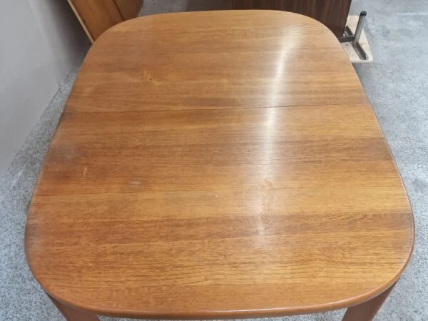 Skovmand & Andersen Spisebord, ovalt, med to tillægsplader, teak, Skovmand & Andersen — billede 7