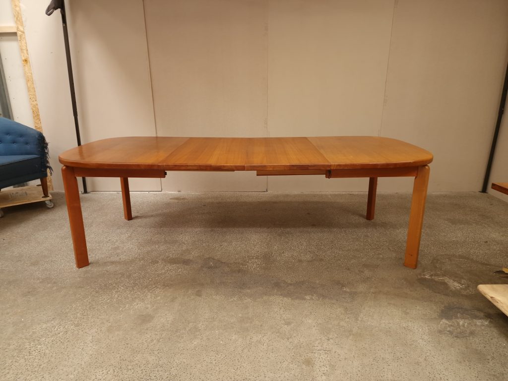 Skovmand & Andersen Spisebord, ovalt, med to tillægsplader, teak, Skovmand & Andersen — billede 18