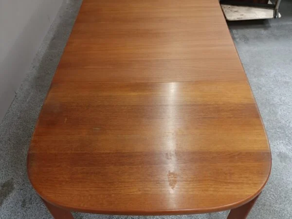 Skovmand & Andersen Spisebord, ovalt, med to tillægsplader, teak, Skovmand & Andersen — billede 17