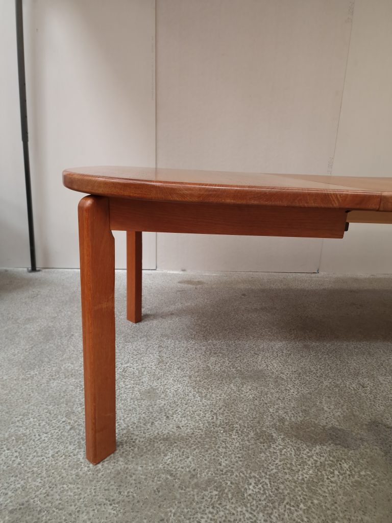 Skovmand & Andersen Spisebord, ovalt, med to tillægsplader, teak, Skovmand & Andersen — billede 13