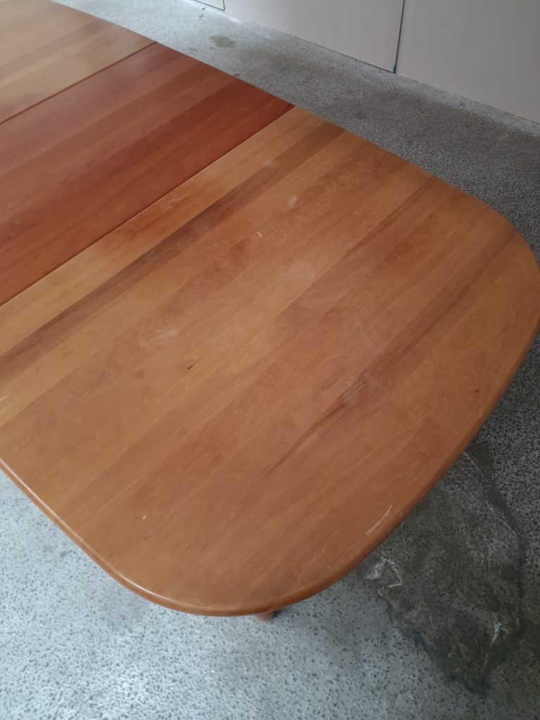 Haslev spisebord med tillægsplade, kirsebær
