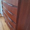 Kommode med buet front, teak — billede 4