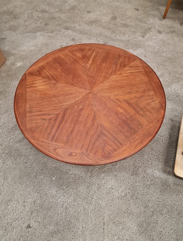 Sofabord, rundt, teak, H. W. Klein, Bramin Møbler