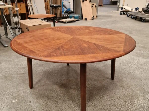Sofabord, rundt, teak, H. W. Klein, Bramin Møbler