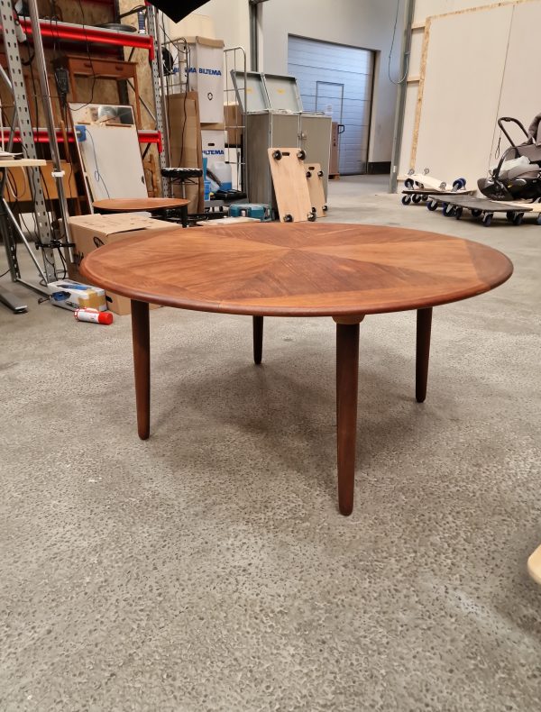Sofabord, rundt, teak, H. W. Klein, Bramin Møbler