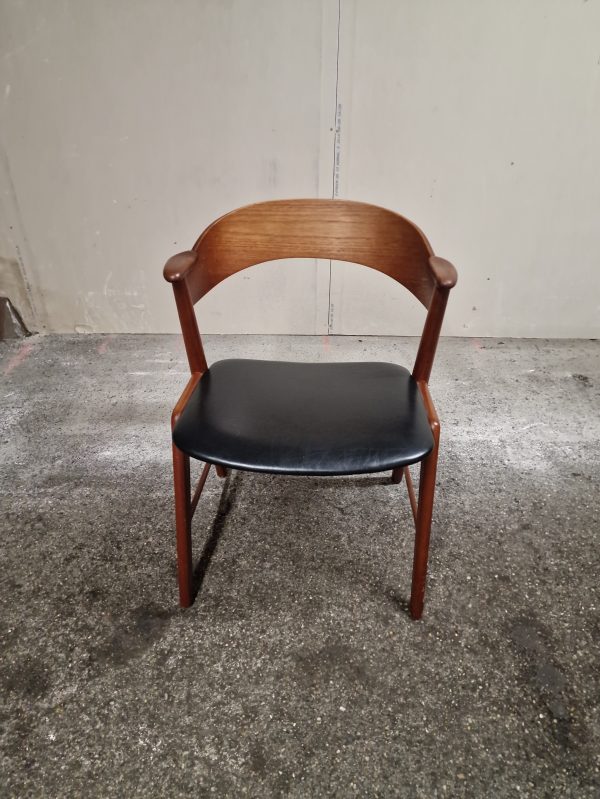 Én spisestol, teak, Kai Kristiansen model 32