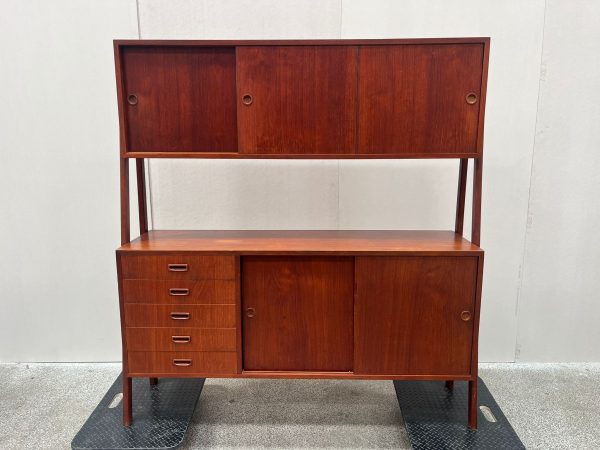 Todelt skænk, teak