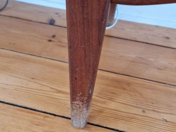 Kommode med buet front, teak — billede 6