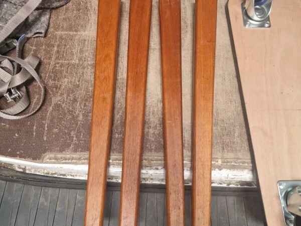 Skovby Rundt teak spisebord med to tillægsplader, Skovby — billede 34