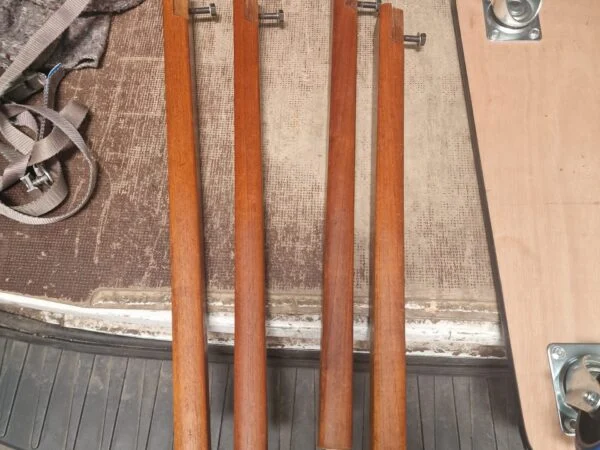 Skovby Rundt teak spisebord med to tillægsplader, Skovby — billede 33