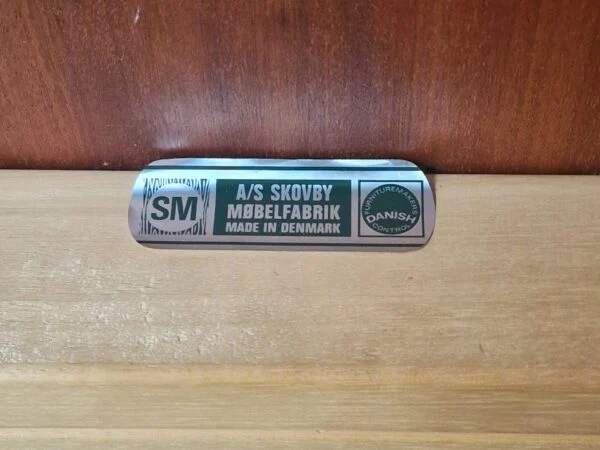 Skovby Rundt teak spisebord med to tillægsplader, Skovby — billede 25