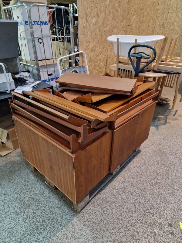 Vangereol, teak, Kai Kristiansen, Feldballe Møbelfabrik