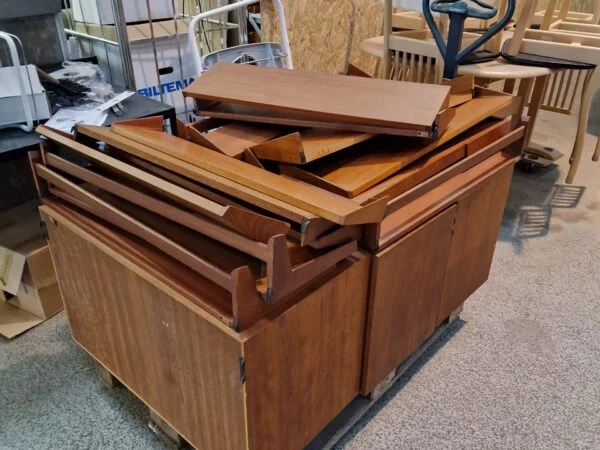 Vangereol, teak, Kai Kristiansen, Feldballe Møbelfabrik
