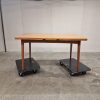 Spisebord med hollandsk udtræk i teak — billede 5