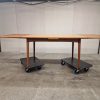 Spisebord med hollandsk udtræk i teak — billede 9