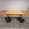 Spisebord med hollandsk udtræk i teak — billede 10