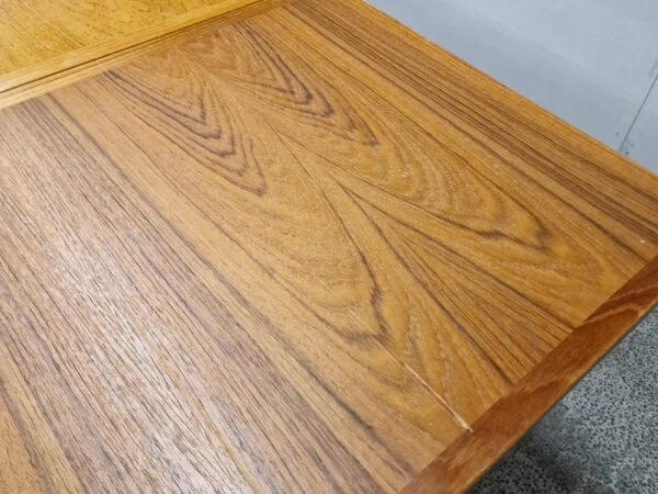 Spisebord med hollandsk udtræk i teak — billede 11