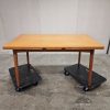 Spisebord med hollandsk udtræk i teak