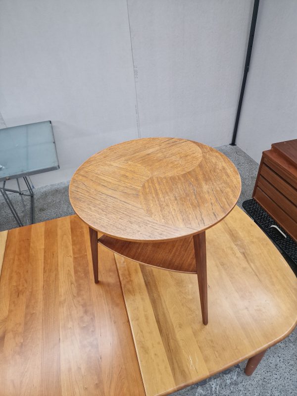 Rundt sofabord, teak, Jørgen Aakjær Jørgensen