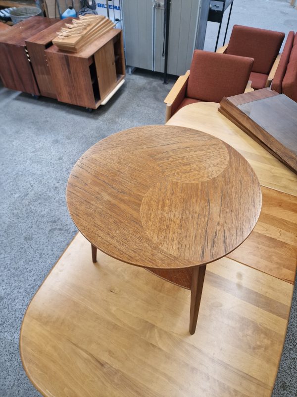 Rundt sofabord, teak, Jørgen Aakjær Jørgensen