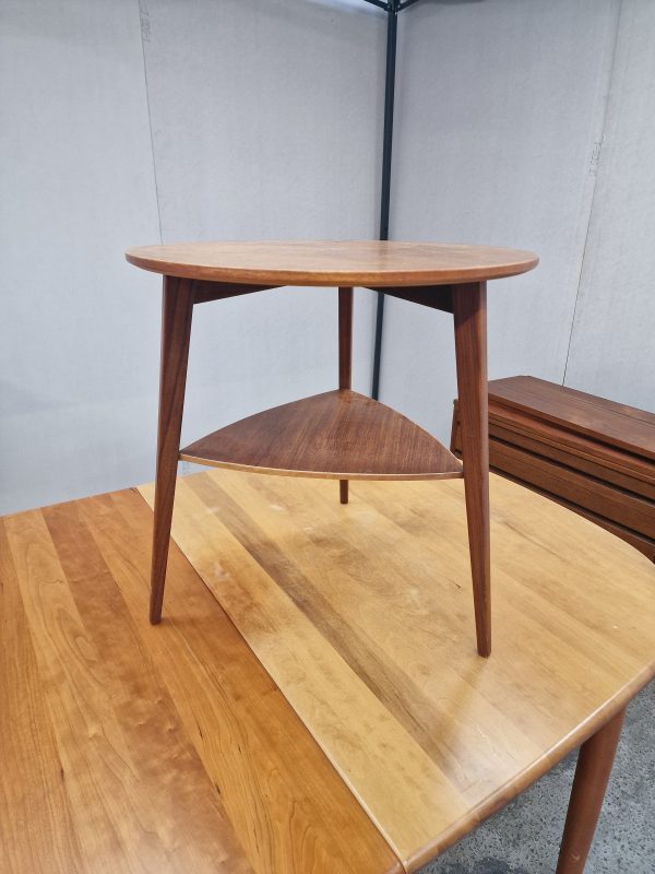 Rundt sofabord, teak, Jørgen Aakjær Jørgensen