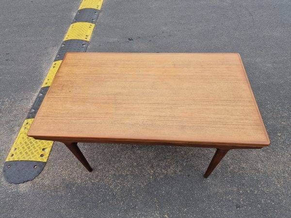 Spisebord med hollandsk udtræk, teak, Johannes Andersen