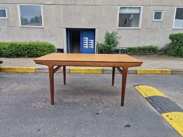 Spisebord med hollandsk udtræk, teak, Johannes Andersen
