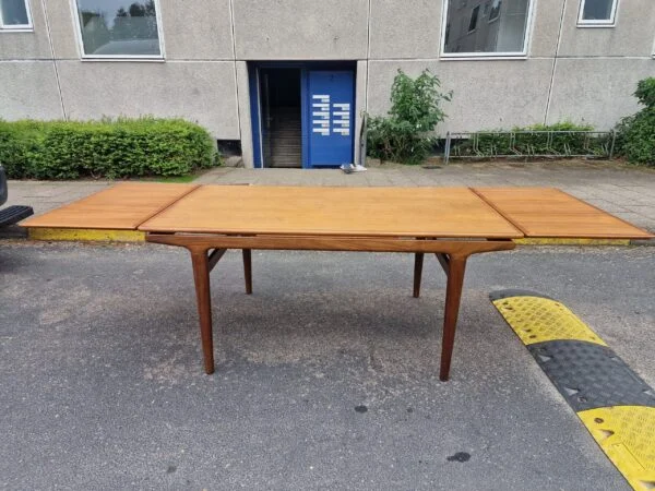 Johannes Andersen Spisebord med hollandsk udtræk, teak, Johannes Andersen — billede 4