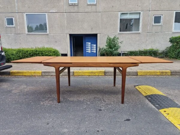 Johannes Andersen Spisebord med hollandsk udtræk, teak, Johannes Andersen — billede 5