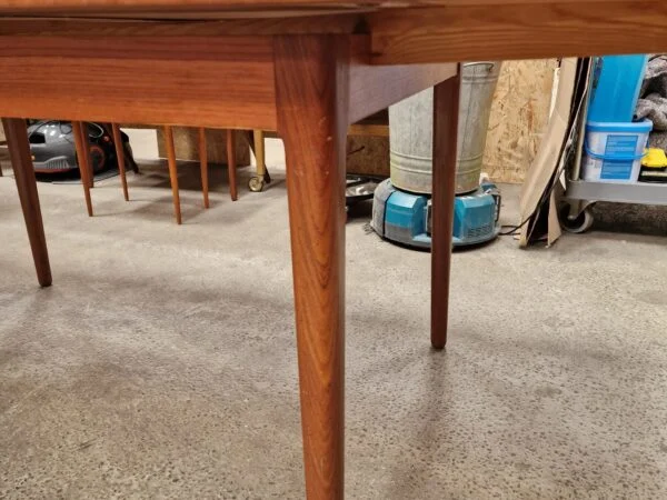 Spisebord i teak med hollandsk udtræk, 133 x 90 x 74 — billede 4