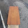 Sofabord med pindehylde, teak — billede 3