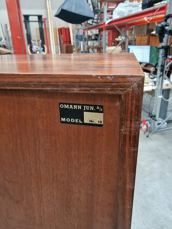 Vitrine, palisander, 2 stk, Omann jr